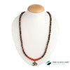 TCC™ Natural Rudraksha & Tiger Eye Om Buddha Pendant